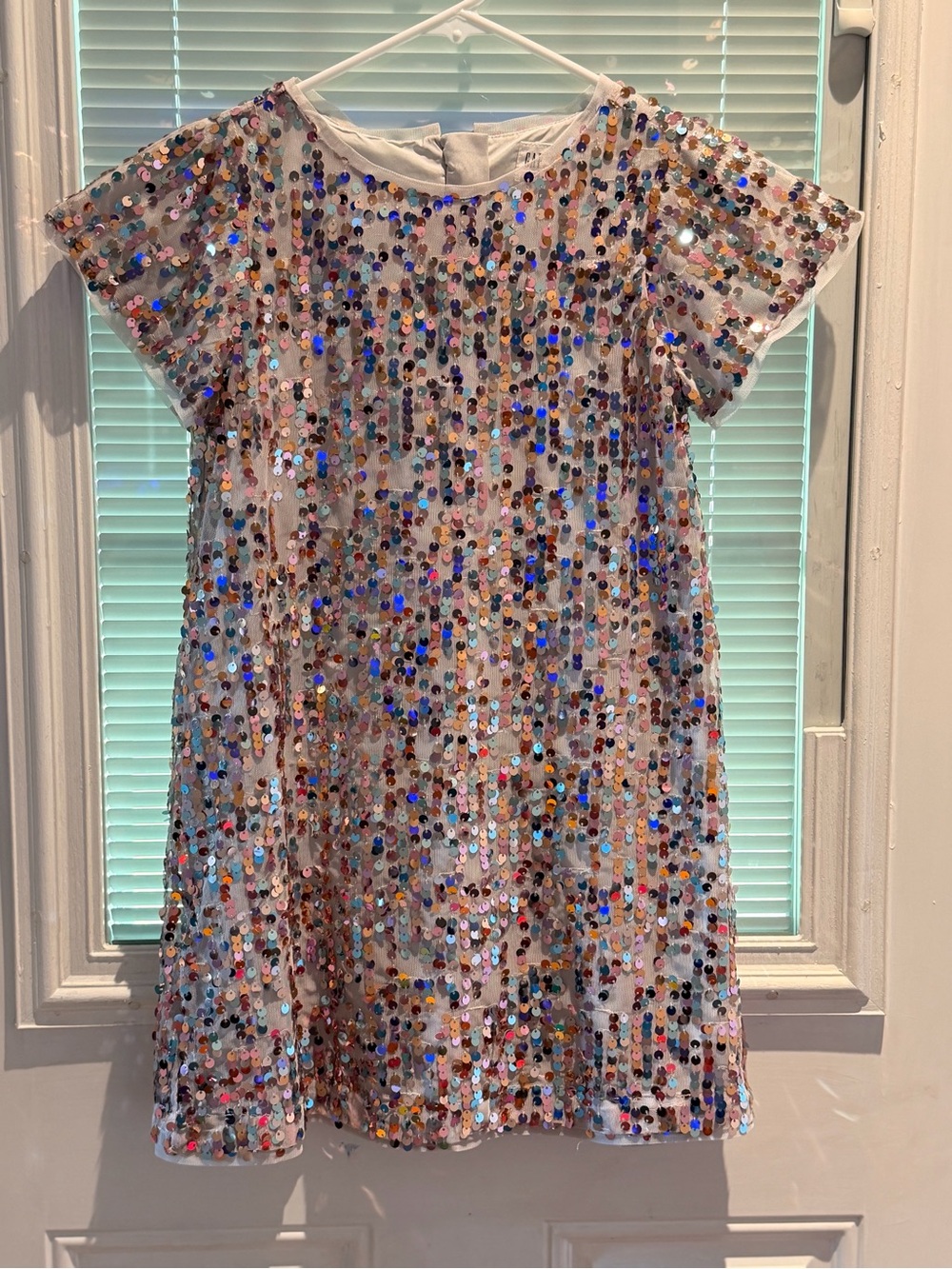 GAP Girls  Iridescent Sequin Party Dress